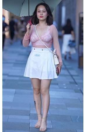 吊带白裙MM(115P)